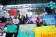 Young activists take part in the Youth Strike to Defund Clim