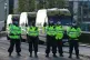 Police watch as pilgrims march through Glasgow to raise awar