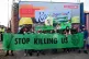 Demonstrators at a Extinction Rebellion protest during the C