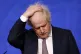 Prime Minister Boris Johnson during a media briefing in Down