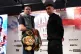 Josh Taylor (left) and Jack Catterall during the press tour 