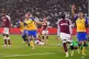 Southampton's Jan Bednarek celebrates scoring their side's t