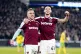 West Ham United's Jarrod Bowen (left) celebrates scoring the