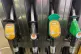Petrol pumps at a petrol station in Liverpool