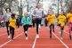 Paula Radcliffe joins members of the Bees Academy at Hackney