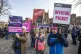 University and College Union (UCU) workers and supporters on