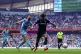 Manchester City's Kevin De Bruyne crosses the ball for team 