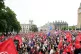Tens of thousands taking part in a demonstration in central 