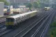 Merseyrail trains lined up on the track at Kirkdale Depot