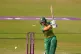 South Africa's Laura Wolvaardt during the third one day inte