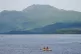 Canoeists in the water of Loch Lomond, July 19, 2022