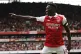 Arsenal's Eddie Nketiah celebrates scoring their side's sixt