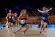 Wales' Bethan Dyke in action during the Netball Pool A match