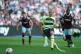 Manchester City's Erling Haaland scores their side's first g