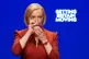 Prime Minister Liz Truss delivers her keynote speech at the 