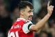 Arsenal's Fabio Vieira celebrates scoring their side's third