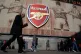 Arsenal fans outside the ground before the Premier League ma