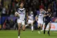 England's Dom Young runs into scores his sides seventh try o