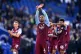 Aston Villa's Ezri Konsa and team-mates applaud the fans aft