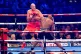 UNDERWHELMING: Tyson Fury (left) in action against Derek Chi