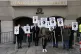 Protesters from Million Women Rise gather outside the Old Ba