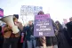 Members of the Royal College of Nursing (RCN) on the picket 