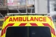 Ambulances outside the Royal London Hospital in east London,