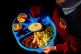 A school dinner in a primary school
