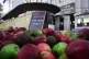 1,071 rotten apples outside New Scotland Yard, reflecting th