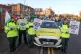 Ambulance workers on the picket line outside the Royal Victo