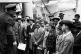 Jamaican immigrants welcomed by RAF officials from the Colon