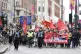 Protesters during the Protect The Right To Strike march in L