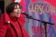 BATTLE AHEAD: STUC general secretary Roz Foyer speaks during
