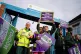 Ambulance workers on the picket line outside London Ambulanc
