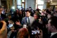 First Minister Humza Yousaf speaks to the media after First 