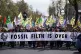 Extinction Rebellion demonstrators in Whitehall, London, on 