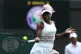 Venus Williams practices at the All England Lawn Tennis and 