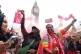 Members of the National Education Union (NEU) take part in a