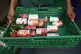 Stocks of food at a foodbank