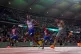 Britain's Zharnel Hughes competes in the Men's 200m final on