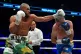 Chris Eubank Jr (left) in action against Liam Smith in the M