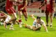 Catalans Dragons' Matt Whitley scores a try