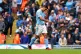 Manchester City's Rodri looks dejected after being shown a r
