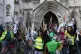 Supporters of Julian Assange at the Royal Courts of Justice 