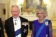 Charles and Camilla Windsor during the State Banquet held at