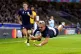 Scotland's Darcy Graham scores their side's fourth try durin