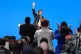 Chancellor of the Exchequer Jeremy Hunt delivers a speech du