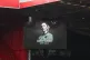 A tribute to Sheffield United player Maddy Cusack is shown o
