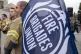 Firefighters from the Fire Brigades Union (FBU) take part in