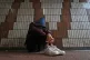 A teenage girl showing signs of mental health issues